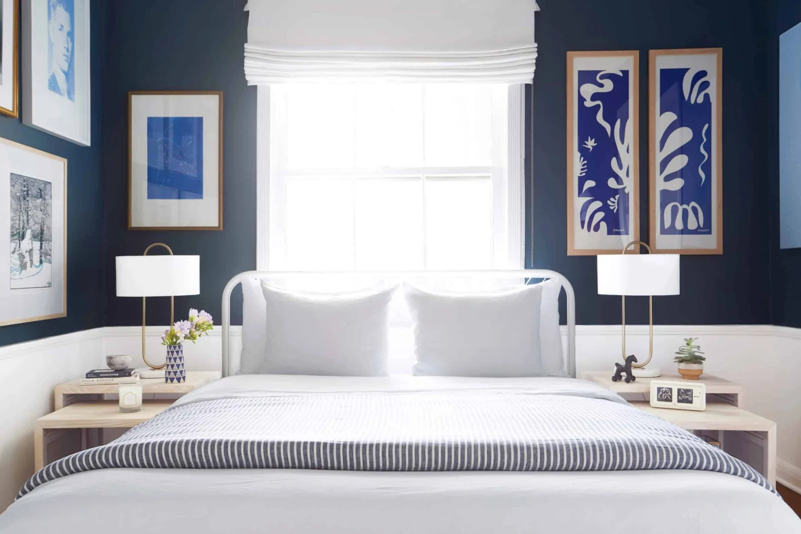 Upper walls; Super White wainscoting — New Providence Navy