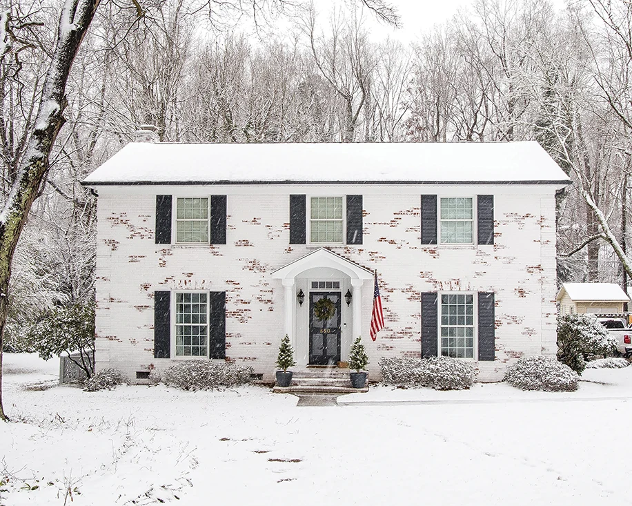 Exterior brick — Bianco White