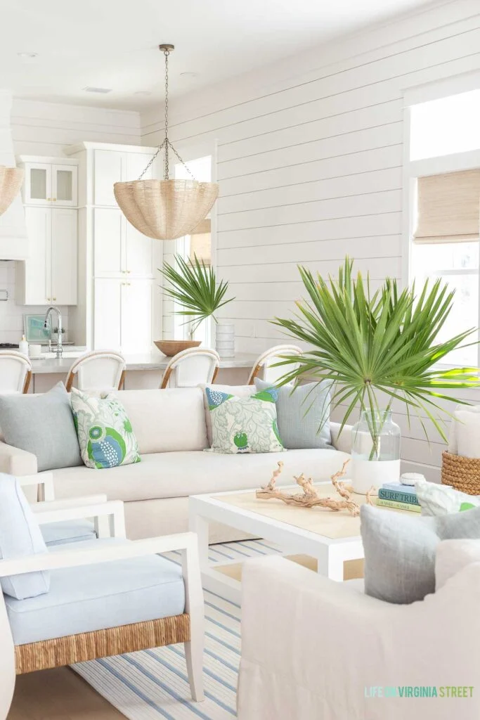 Living room walls & trim — Snowbound